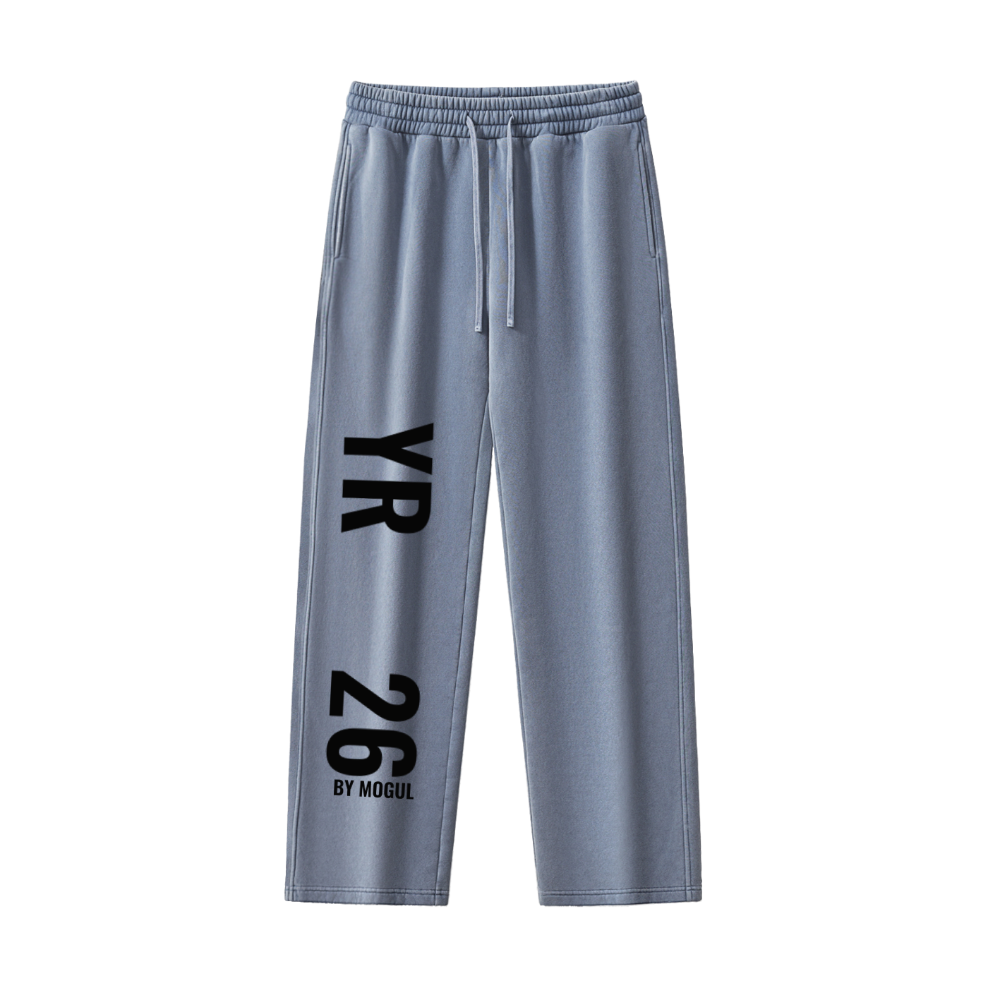 Frayed Enzyme Washed Fleece Sweatpants
